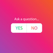 © UA Creative - Buttons for social media. Template a poll social media.