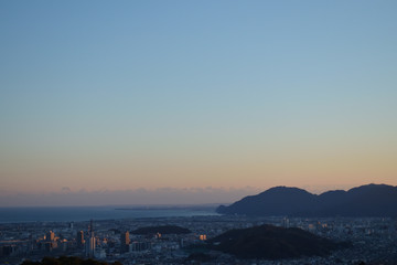 静岡市　夕焼け