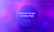 Abstract Purple Circle Landing Page Background