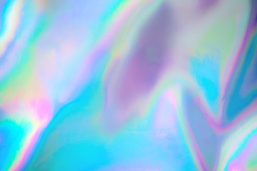 Fototapete - Abstract Modern pastel colored holographic background in 80s style. Synthwave. Vaporwave style. Retrowave, retro futurism, webpunk