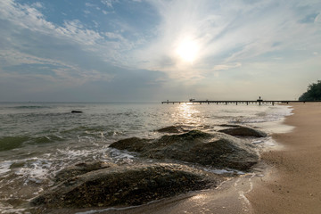 Rocks and sea The natural landscape