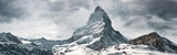 Fototapeta Góry - panoramic view to the majestic Matterhorn mountain, Valais, Switzerland