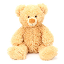 Toy Teddy Bear Isolated On White Background