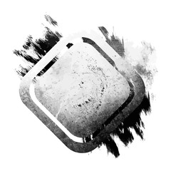 Wall Mural - dark grungy badge
