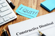 Constructive dismissal papers on the workplace.