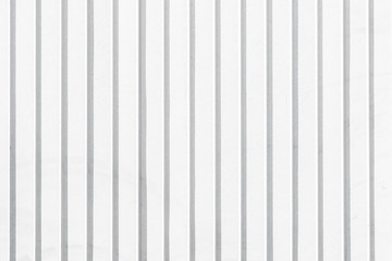 Wall Mural - Galvanized sheet fence painted white texture and seamless background