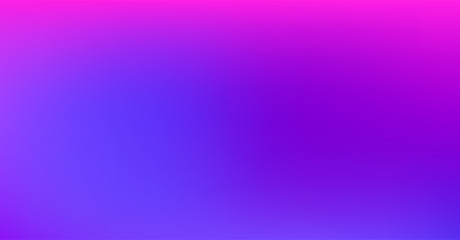 Purple Blue Gradient Vibrant Dreamy Vector Background. Sunrise, Sunset, Sky, Water Color Overlay Neon Design Element. Luxury Trendy Holograph Defocused Texture. Digital Funky Cool Tech Gradient Paper.