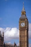 Fototapeta Londyn - Big Ben Clock Tower in London city in England