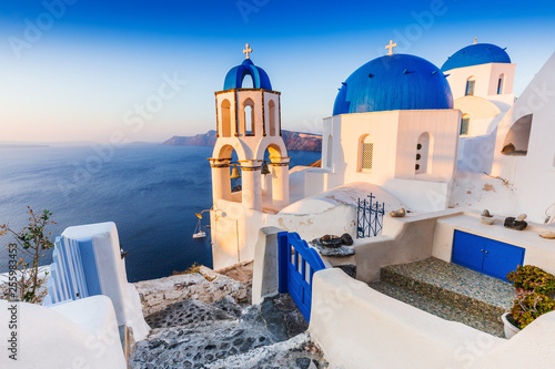 Santorini, Greece. Oia village. Canvas-taulu