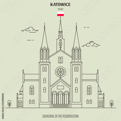 Dekoracja na wymiar  katedra-zmartwychwstania-panskiego-w-katowicach-ikona-punktu-orientacyjnego