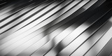 Fototapeta Przestrzenne - Elegant Luxury Metal smooth line background. Abstract metallic Stainless steel curve shapes. 3d render