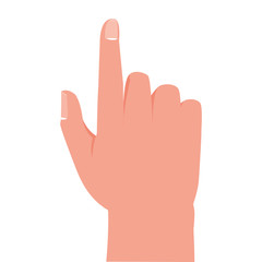 Sticker - hand human index icon