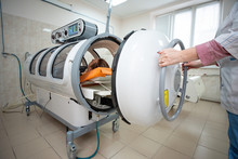 Hyperbaric Chamber, Treatment And Recovery Of The Body By Supplying Pure Oxygen, The Patient's Interest In The Hospital