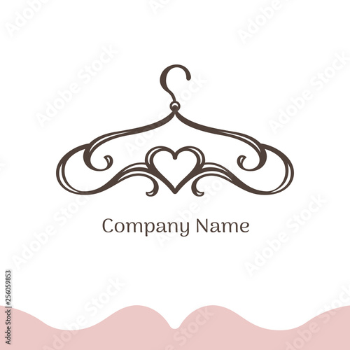 Logo For Wedding Boutique Women S Dress Shop Atelier Vector