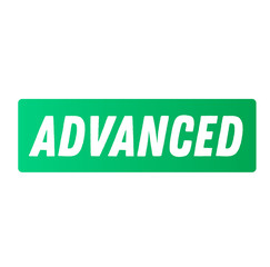 advanced advertising sticker