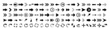 Fototapeta  - Arrows set of 100 black icons. Arrow icon. Arrow vector collection. Arrow. Cursor. Modern simple arrows. Vector illustration.