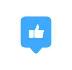 Wall Mural - like and heart icon. live stream video, chat, likes. social nets like red heart web buttons isolated