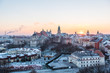 Panorama of old town in City of Lublin, Poland