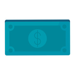 Canvas Print - bills dollars money icon