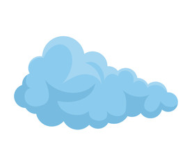 Sticker - cloud sky isolated icon