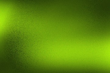 Wall Mural - Abstract texture background,rough green metallic wall in dark room