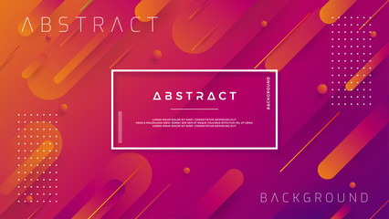 Wall Mural - modern geometric backgrounds with trendy color gradation compositions. dynamic background with orang