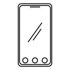 Poster - smartphone device isolated icon