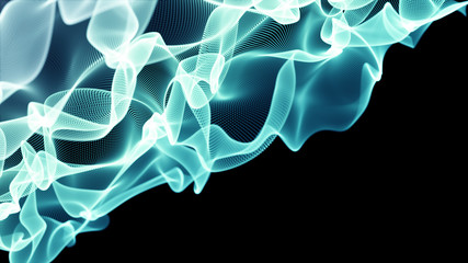 Wall Mural - abstract background with copy space for your text. abstract colorful particles.