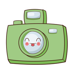 Wall Mural - photographic camera kawaii cartoon