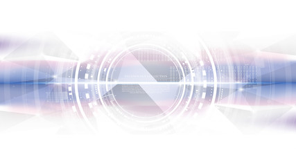 Wall Mural - technology futuristic modern abstract system circuit interface connection background template vector