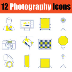 Sticker - Photography icon set