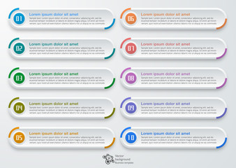 Wall Mural - web button and headline design, vector graphics