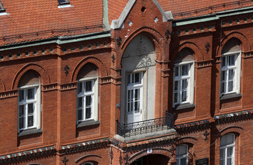 Wall Mural - Facade of the old city building in city center of Zagreb, Croatia 