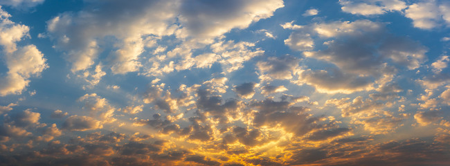 Wall Mural - beautiful clouds with sky natural background.