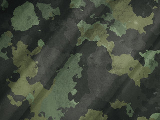 Wall Mural - dirty camouflage fabric texture