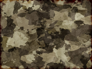 Wall Mural - dirty camouflage fabric texture for background