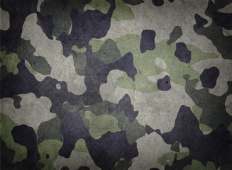 Wall Mural - dirty camouflage fabric texture for background