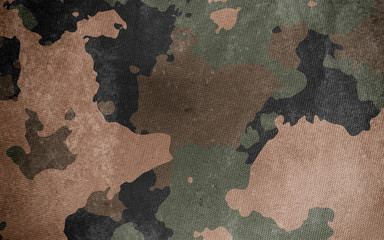 Wall Mural - dirty camouflage fabric texture for background