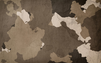 Wall Mural - dirty camouflage fabric texture for background