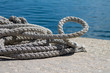 © Katsiaryna - Mooring rope at port