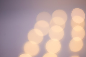 Yellow bokeh