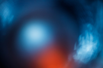 Aufkleber - Lens Flare. Light over black background. Easy to add overlay or screen filter over photos. Abstract sun burst with digital lens flare background. Gleams rounded and hexagonal shapes, rainbow halo.