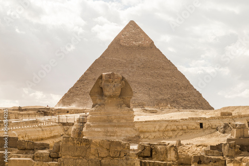 Plakat Egipt Piramidy w Gizie