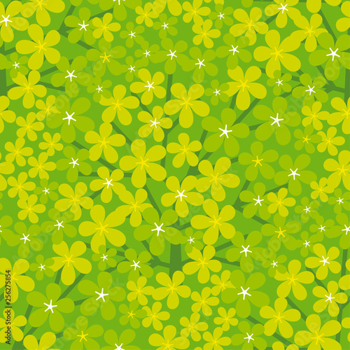 Fresh green seamless patter...