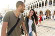 © Westend61 - Italy, Venice, happy tourist couple enjoying the city at sunset