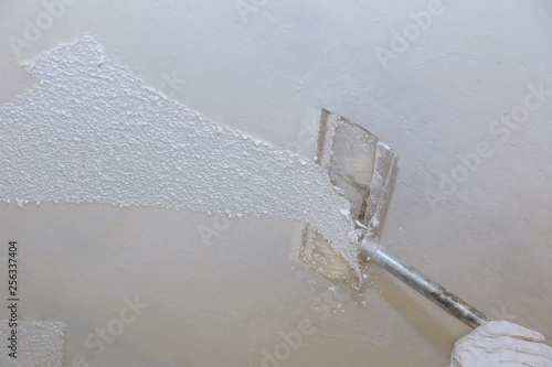 Home Ceiling Drywall Demolition Popcorn Ceiling Texture