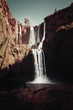 Zeitlupe der Ouzoud Wasserfälle das Naturwunder in Marokko