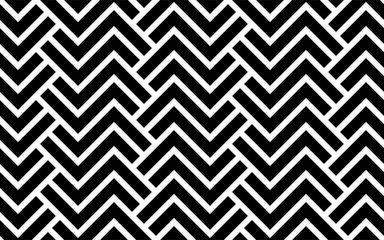 Aufkleber - Vector geometric pattern. Seamless braided linear pattern.