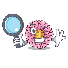 Sticker - Detective gerbera flower sticks the mascot stem