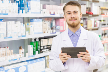 Wall Mural - Professional pharmacist at the drugstore